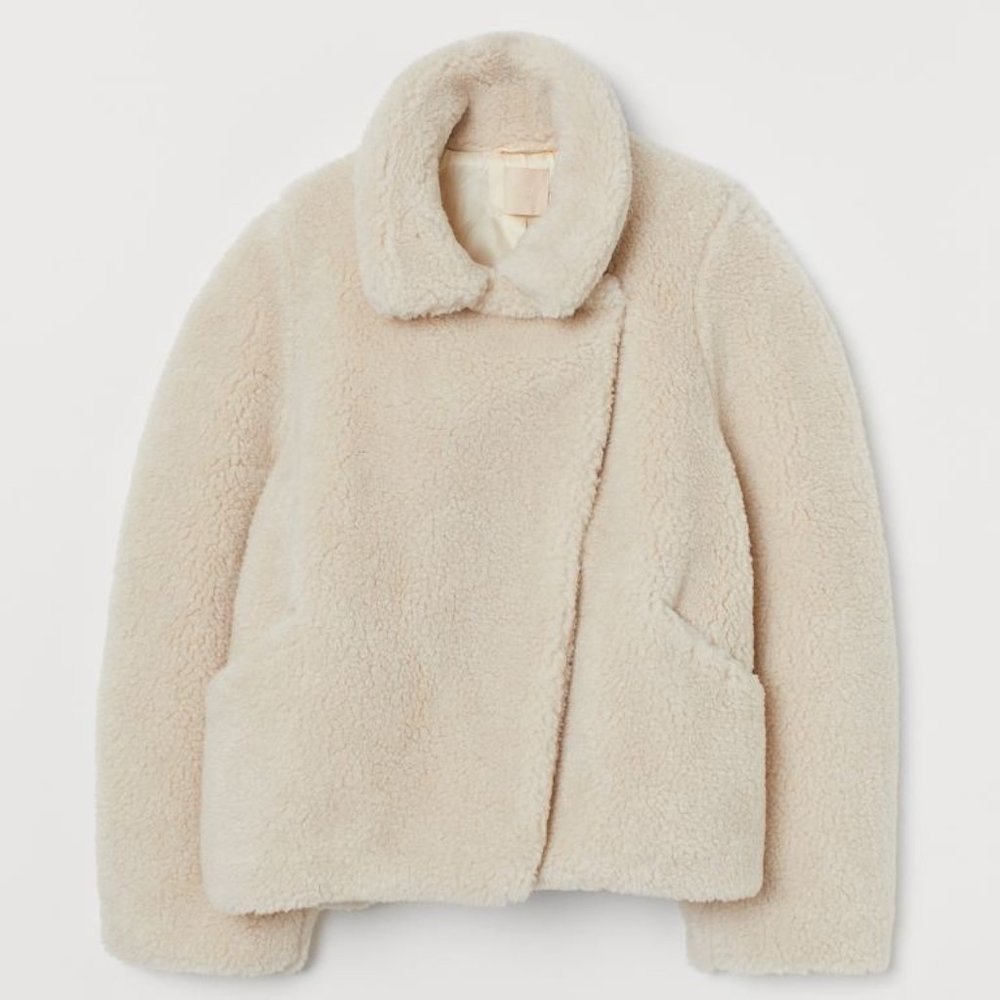 H&M Boxy Faux Fur Jacket